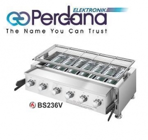 SS 6 BURNER BIG BBQ GETRA BS236V